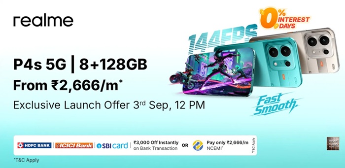 realme P4s 5G Price Offers