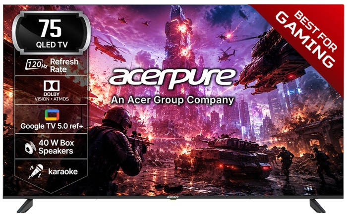 Acerpure Nitro 75-inch 4K QLED TV