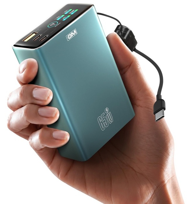 GM Modular G+ DisplayPulse 65W 20000mAh Power Bank launched in India at ₹3,999 with smart TFT display, and 3 charging ports 2 GM Modular G+ DisplayPulse 65W 20000mAh Power Bank