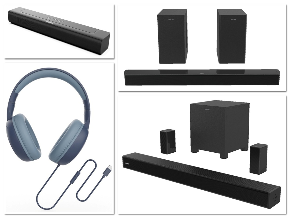 Philips India launches new Soundbars with upto 600W output and wired headphones 1 Philips Audio Lineup TAB4304, TAB6304, SPA5104, TAH1204