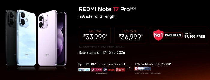 REDMI Note 17 Pro 5G Review - 9000mAh Battery | Rugged Build | 1.5K AMOLED Clarity 69 REDMI Note 17 Pro 5G Price Offers
