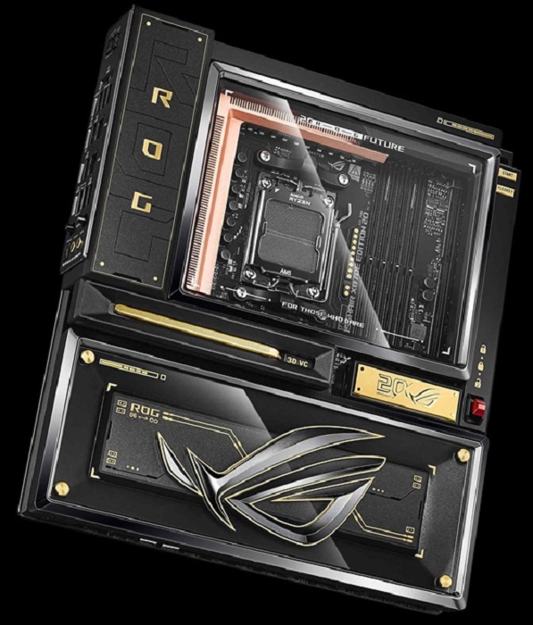 ASUS ROG Edition 20 collection debuts in India with 720Hz monitor, GeForce RTX 5090, and 3000W PSU 2 ROG Crosshair X870E Edition 20