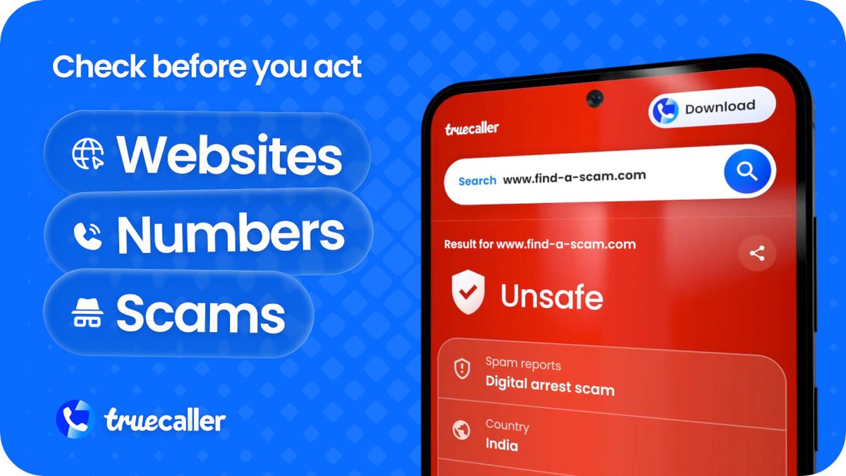 Truecaller brings Scam Checker to verify suspicious phone numbers and links 1 Truecaller Scam Checker