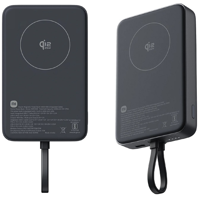 Xiaomi Magnetic Power Bank 10000mAh 45W 11