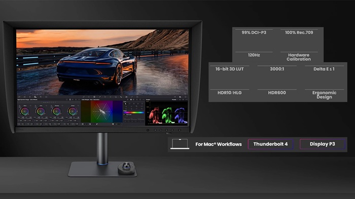 BenQ Creative Pro PV3250U 31.5-inch 4K 120Hz Monitor launched in India with HDR10, HLG, and VESA DisplayHDR 600 support 3 BenQ Creative Pro PV3250U Features