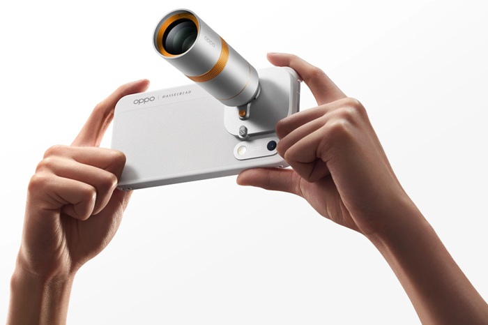 OPPO Find X10 Pro Max launched in India at ₹1,99,999 with Triple 200MP cameras, 2nm Dimensity 9600 Pro, 50W wireless charging, and ColorOS 17 3 OPPO Find X10 Pro Max Hasselblad Teleconverter