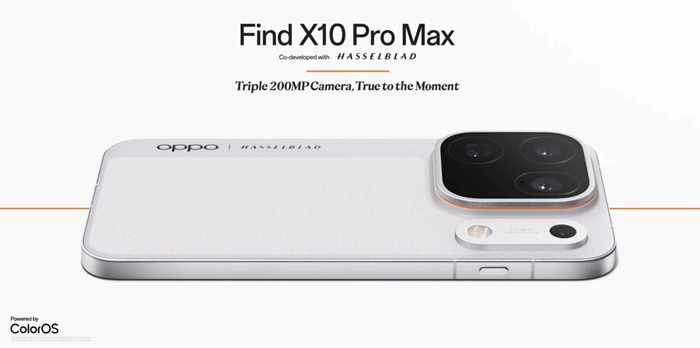 OPPO Find X10 Pro Max launched in India at ₹1,99,999 with Triple 200MP cameras, 2nm Dimensity 9600 Pro, 50W wireless charging, and ColorOS 17 2 OPPO Find X10 Pro Max