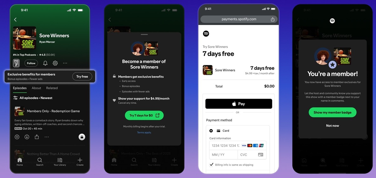 Spotify introduces Memberships in 34 Markets with 90% revenue share for creators 2 Spotify