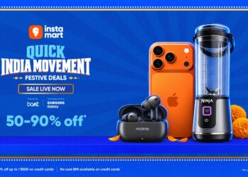 Instamart brings Quick India Movement 2026 sale with upto 90% off on electronics, home appliances, beauty, essentials, toys, and more 1 Instamart Quick India Movement Sale 2026