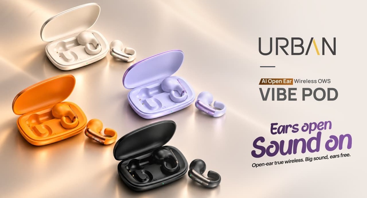 URBAN VIBE POD OWS open-ear TWS earbuds launched at ₹1,499 with AI Live Translation 1 URBAN VIBE POD OWS