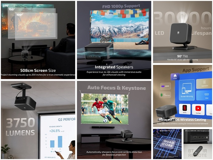 iBall Lumora 40 Android Projector