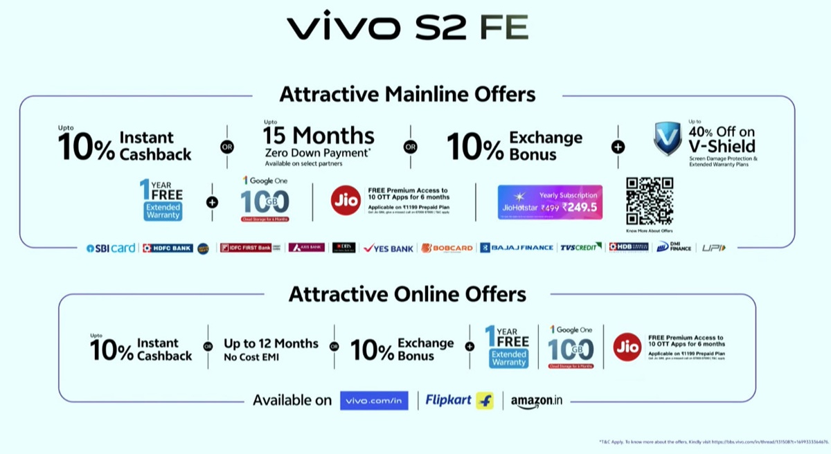 vivo S2 FE launched in India at ₹38,999, sets Guinness World Record with 10,000mAh battery endurance 3 vivo S2 FE Price Offers