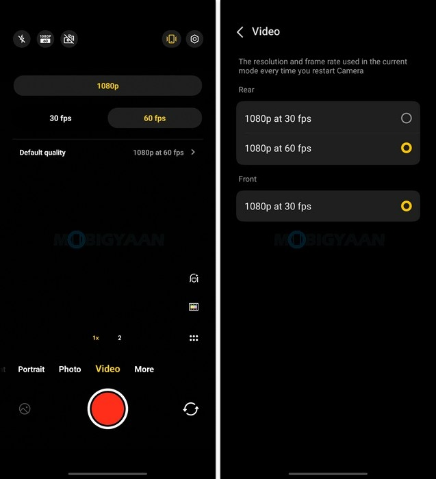 vivo S2 FE Review OriginOS 6 Camera App Modes Video