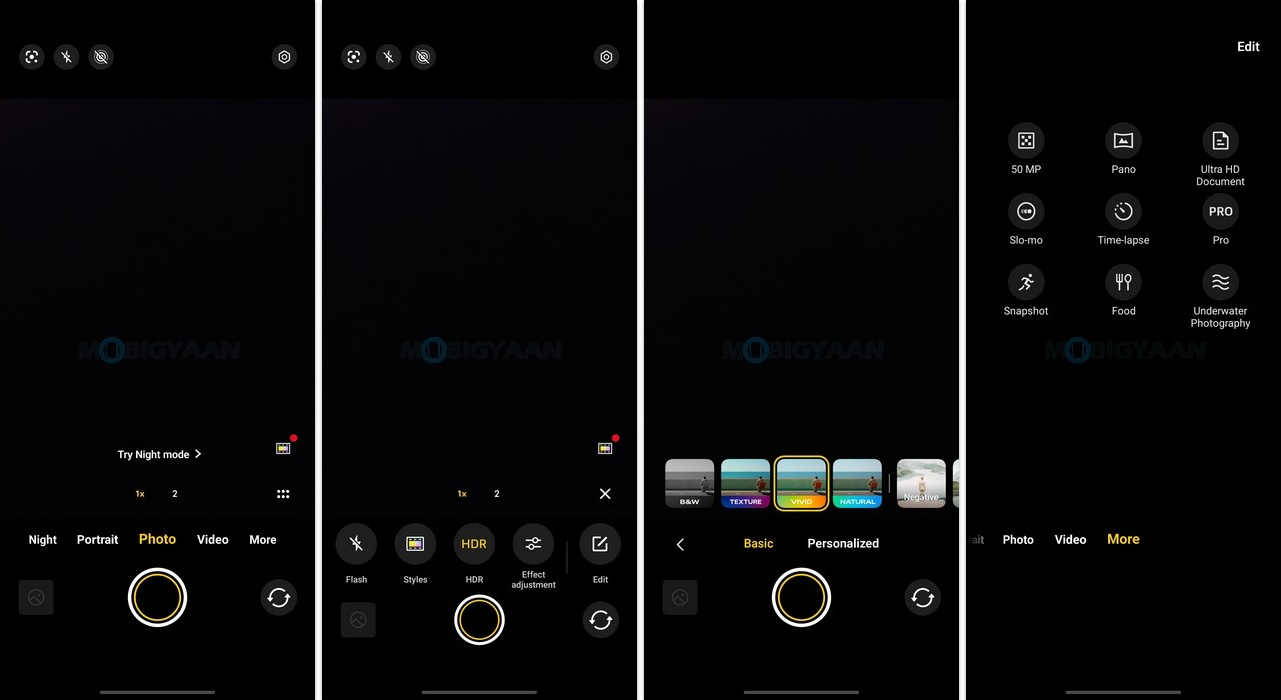 vivo S2 FE Review OriginOS 6 Camera App Modes