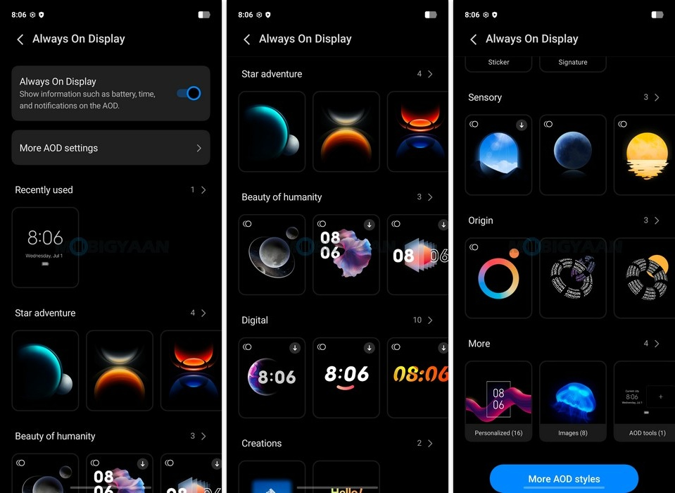 vivo S2 FE Review OriginOS 6 Personalization Always On Display
